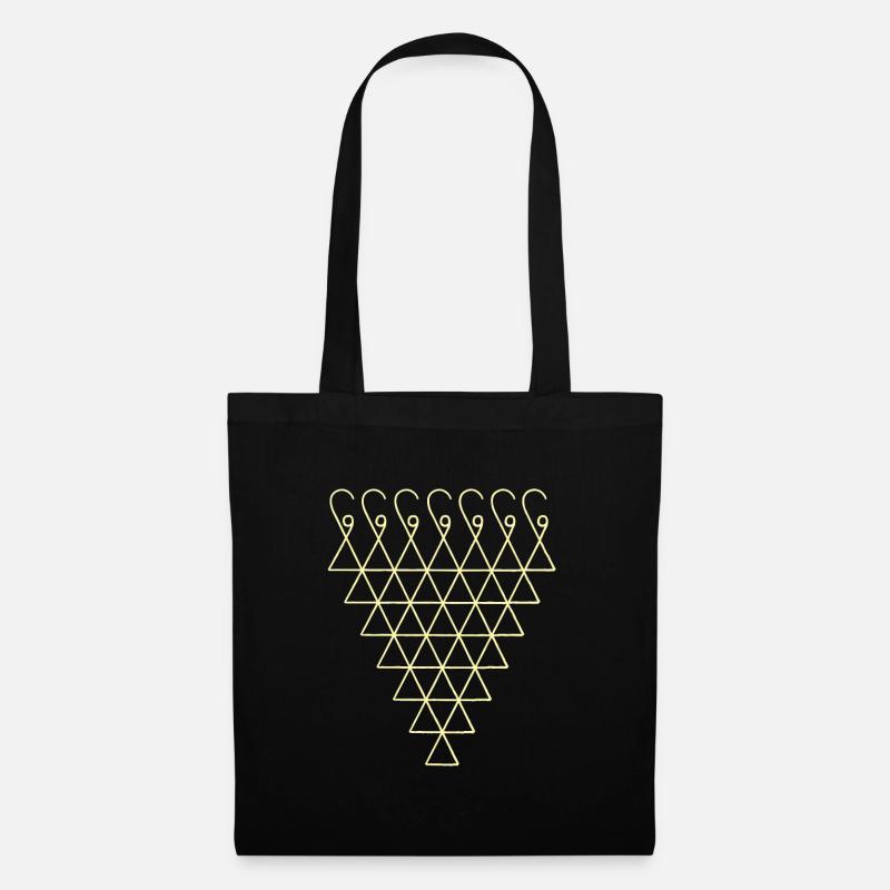 Saraswati Yantra - Stoffbeutel - Schwarz