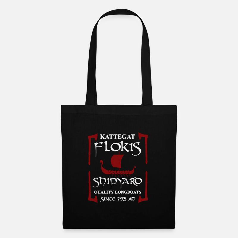 Floki du constructeur naval Kettegat Vikings Vikings - Sac en tissu - noir