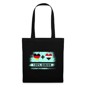 Allemagne et Egypte 100% génial / cadeau - Sac en tissu - noir - Devant