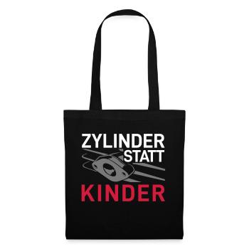 CYLINDRES AU LIEU DE L’ENFANT SYMBOLE - Sac en tissu - noir - Devant