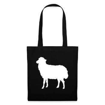 Sheep gift farmer sheep farm farmer - Tote Bag - black - Front