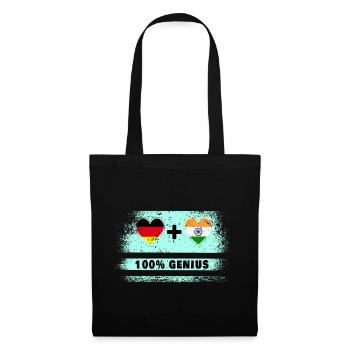 Germany and India 100% awesome / gift - Tote Bag - black - Front