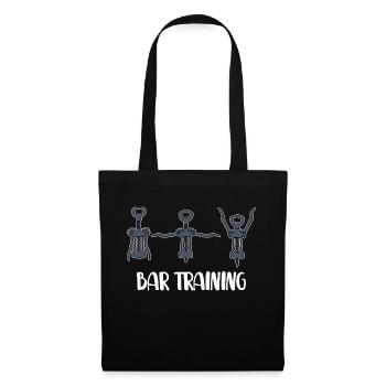 Funny Sayings Workout Gym Muscles Gym - Tote Bag - black - Front