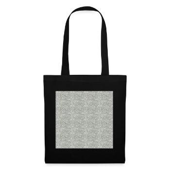 Gemusterter Granitstein in Grautönen - Tote Bag - black - Front