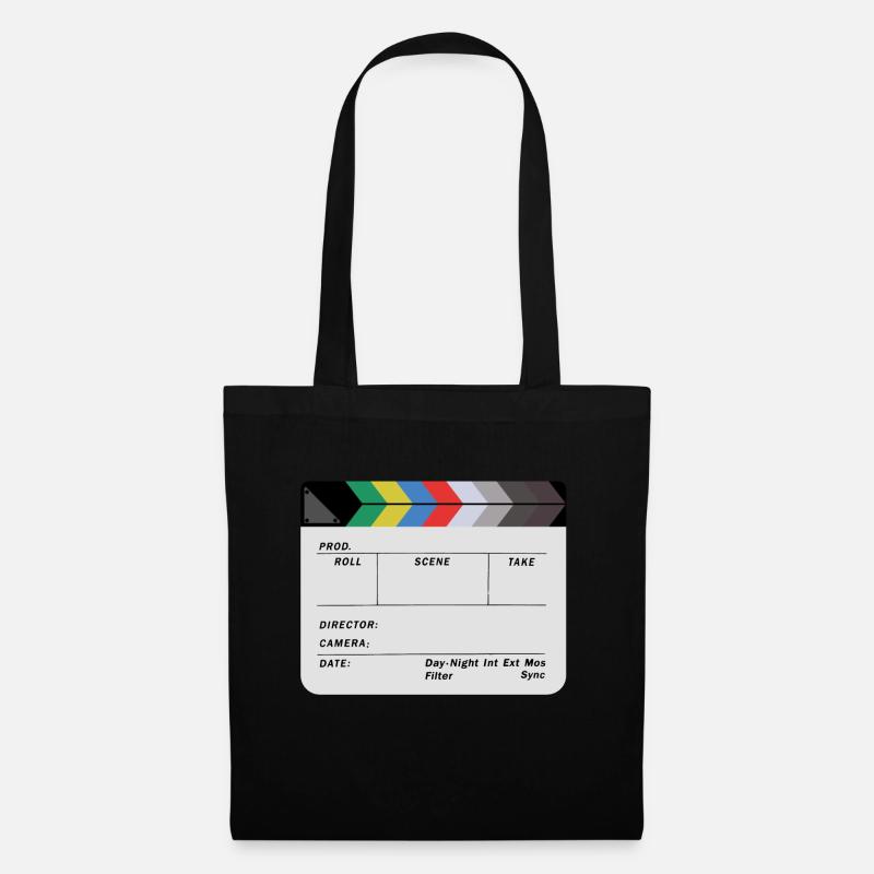 Conception de clap vierge - Sac en tissu - noir