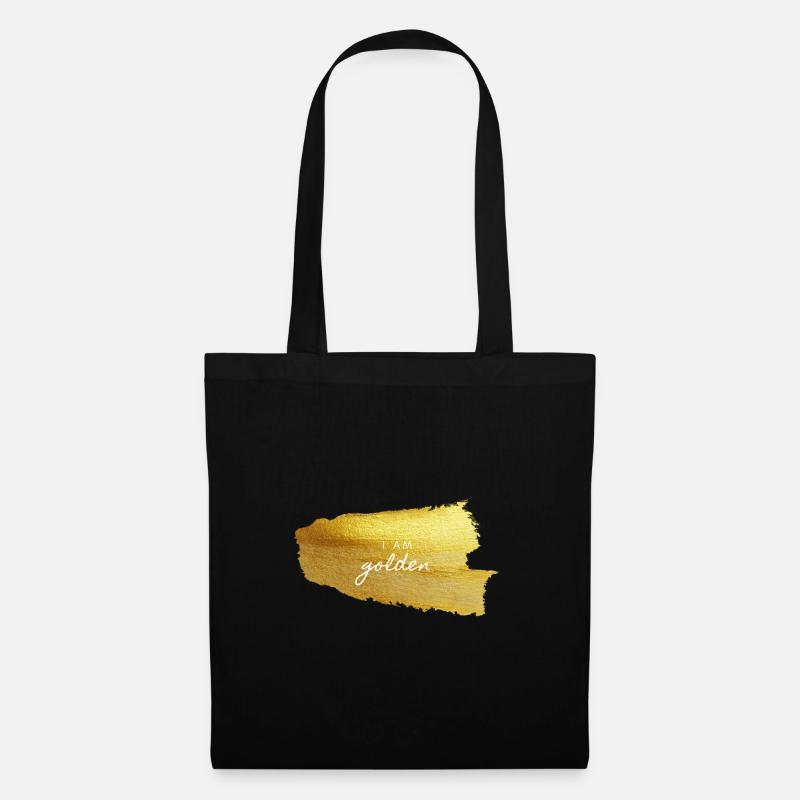 Je suis doré - Sac en tissu - noir