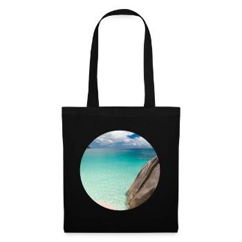 Motive: dream beach Anse Lazio on the Seychelles - Tote Bag - black - Front