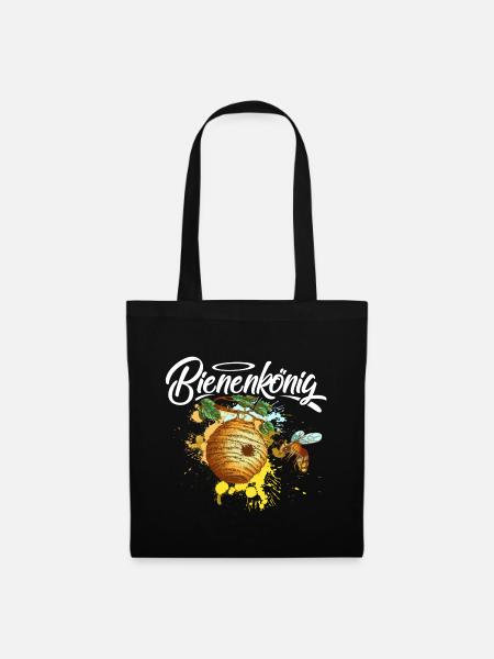 Bienenkönig - Stoffbeutel - Schwarz