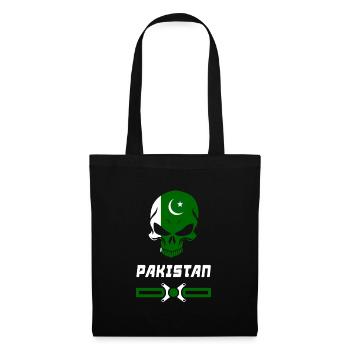 Pakistan skull design / gift - Tote Bag - black - Front