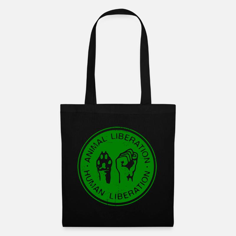 Animal Liberation Human Liberation - Stoffbeutel - Schwarz