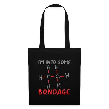 Je suis dans un amusement de blague de chimie drôle de bondage - Sac en tissu - noir - Devant