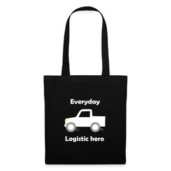 Logistique et transport - Sac en tissu - noir - Devant