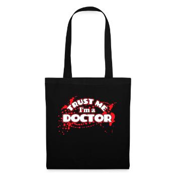 Doctor doctor assistant doctor specialist doctor funny saying - Tote Bag - black - Front