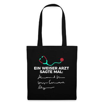 Doctor doctor funny saying specialist doctor assistant doctor - Tote Bag - black - Front