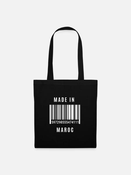 Made in Maroc - Sac en tissu - noir