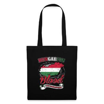 Hongrie - Sac en tissu - noir - Devant