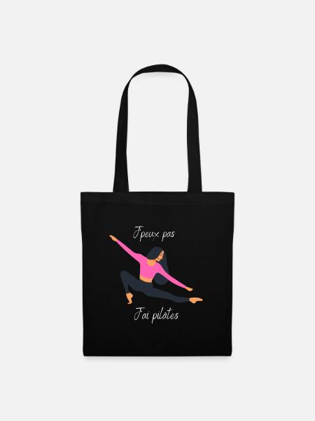 J'peux pas j'ai pilâtes - Sac en tissu - noir