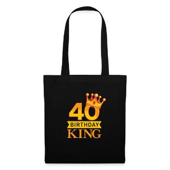 40th birthday - Tote Bag - black - Front