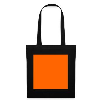 Color Block Pattern in Warm Orange Tones - Tote Bag - black - Front