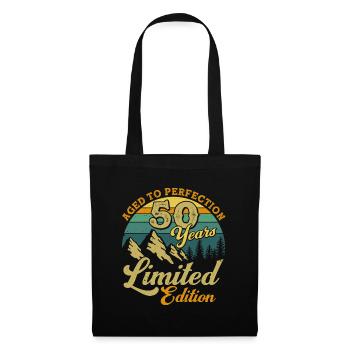 50th birthday 50 years retro gift - Tote Bag - black - Front