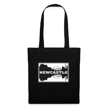 Newcastle England Travel Souvenir Skyline Silhouet - Tote Bag - black - Front