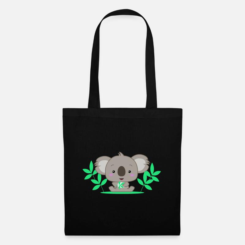 Niedlicher Koala Baby - Stoffbeutel - Schwarz