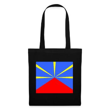 Mahaveli Drapeau Ile De La Réunion 974 - Sac en tissu - noir - Devant