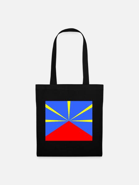 Mahaveli Flag Reunion Island 974 - Tote Bag - black