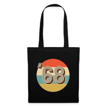 Millésime 1968 - Sac en tissu - noir - Devant