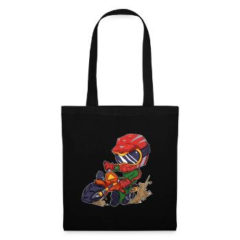 Motocross - Sac en tissu - noir - Devant