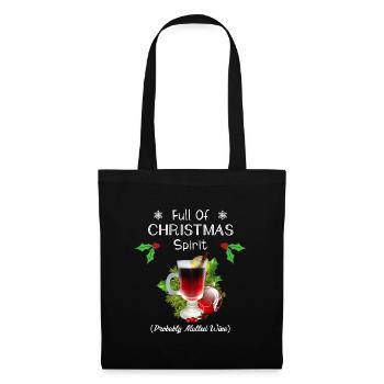 Mulled Wine Funny Christmas Christmas Gift - Tote Bag - black - Front