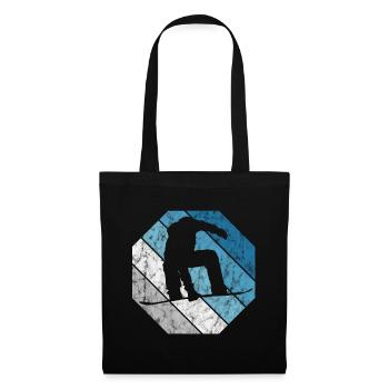 Snowboard Snowboarder Snowboard Retro Gift - Sac en tissu - noir - Devant