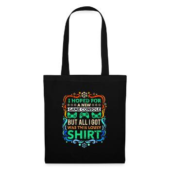 Irony Ugly Christmas Gamer Gaming Gift - Tote Bag - black - Front