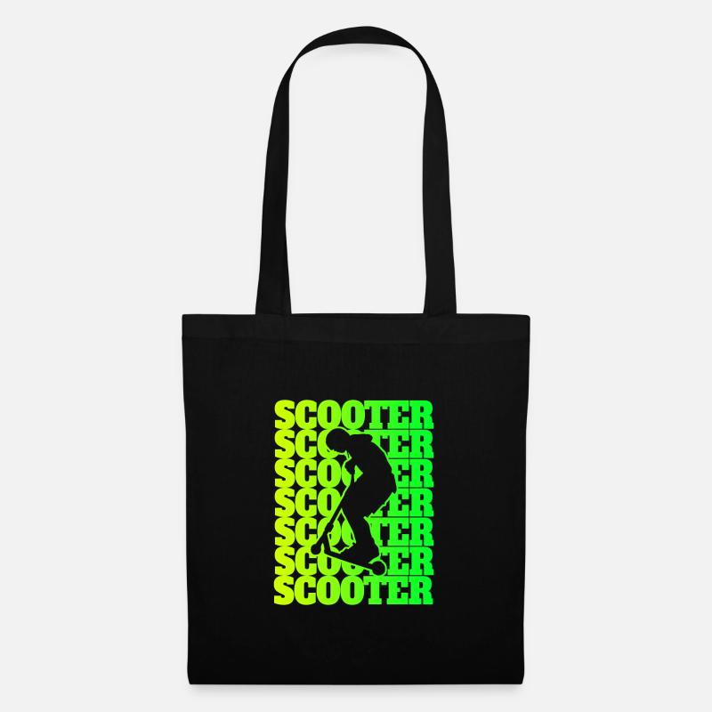 Scooter Sport Design / Gift Idea - Tote Bag - black