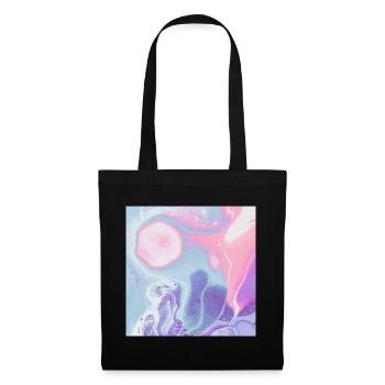 conception de texture colorée de tapis de souris - Sac en tissu - noir - Devant