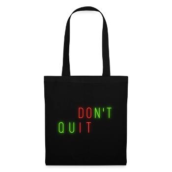Do It Red Green Motivation Sayings Quote Motto - Tote Bag - black - Front
