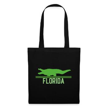 Florida State USA Travel Badge Timbre Souvenir Stic - Sac en tissu - noir - Devant