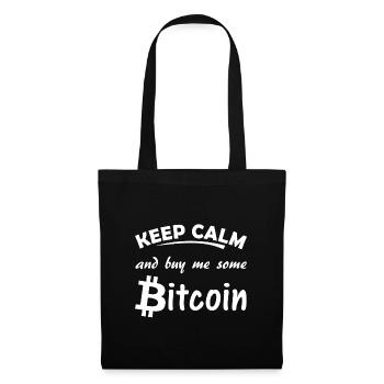 Bitcoin - Sac en tissu - noir - Devant