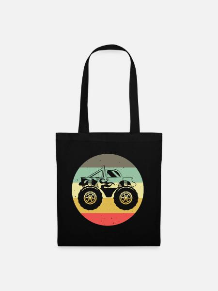 Monstertruck Monster Truck Auto Motorsport Motor - Stoffbeutel - Schwarz