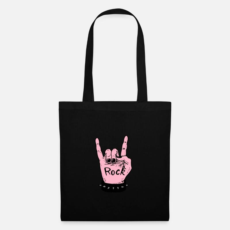ROCHE! - Sac en tissu - noir