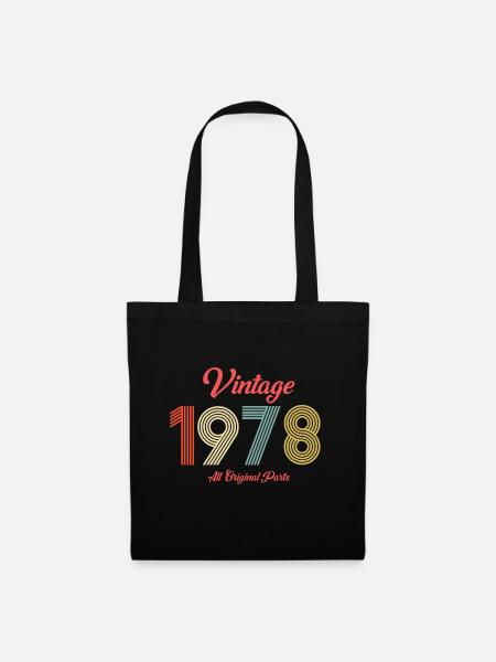 1978 - Stoffbeutel - Schwarz