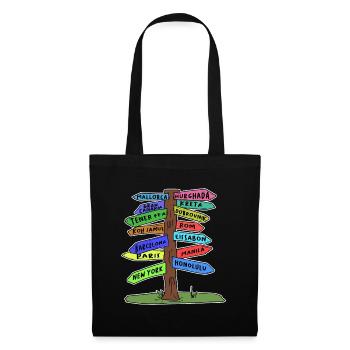 Travel travel vacation holidays summer time out - Tote Bag - black - Front