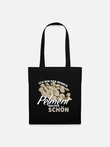 Pelmeni machen schön Geschenk - Stoffbeutel - Schwarz