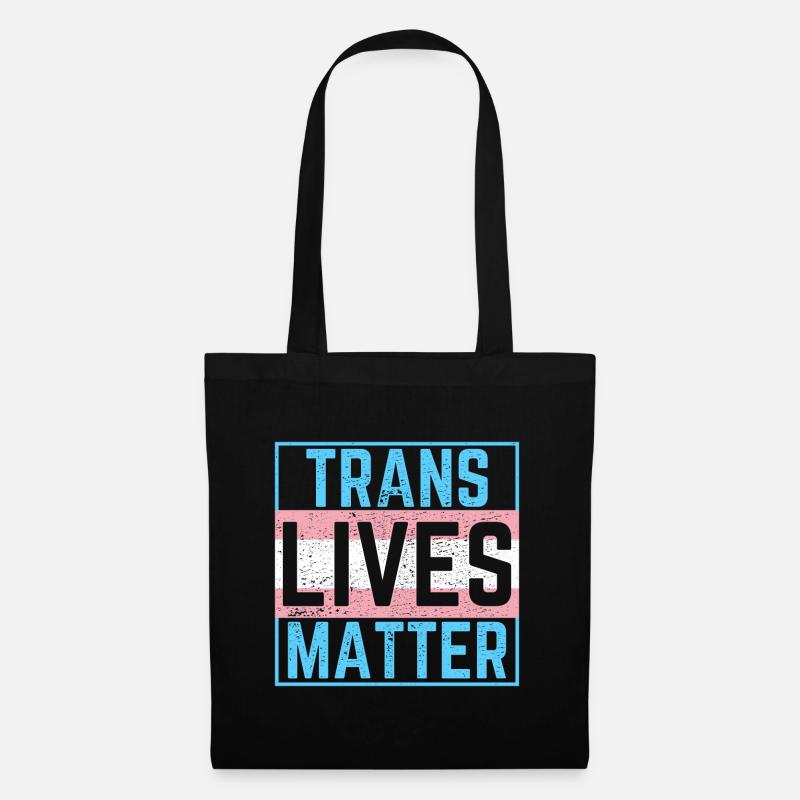 Transgender Leben - Stoffbeutel - Schwarz