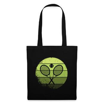 Tennis racket tennis tennis tennis player sun - Tote Bag - black - Front