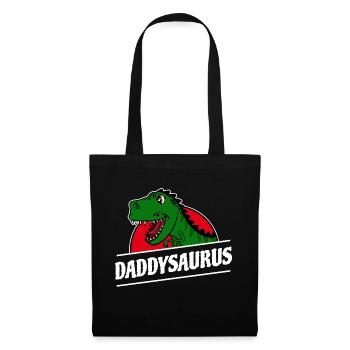 Papa Fête des Pères Fête des Hommes Heureux Papa Père - Sac en tissu - noir - Devant