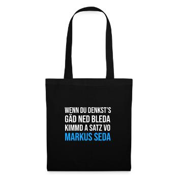 Markus Söder - Stoffbeutel - Schwarz - Vorne