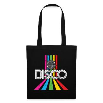 Disco 80's party retro 80's disco gift - Tote Bag - black - Front