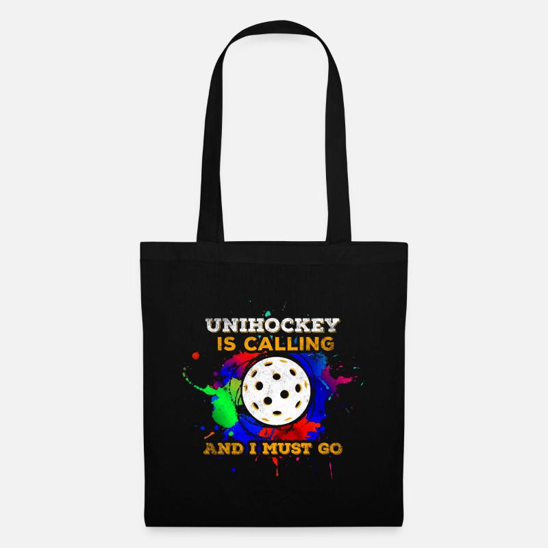 Unihockey - Stoffbeutel - Schwarz