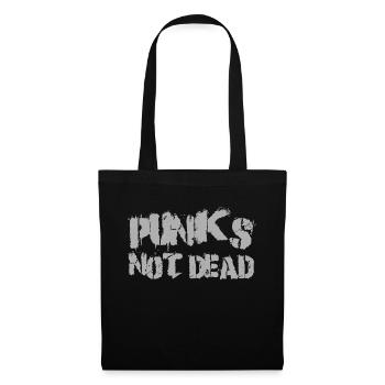 Punks not Dead - Sac en tissu - noir - Devant
